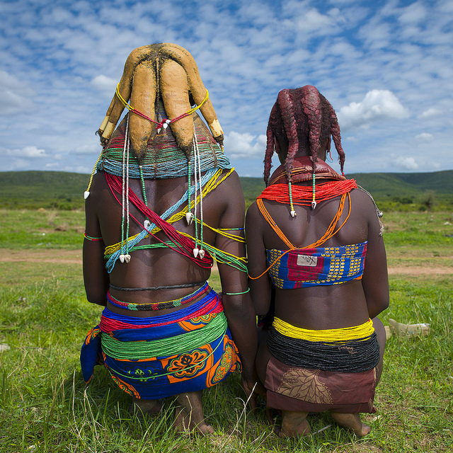 Beautiful tribal outfits, Tanzania
