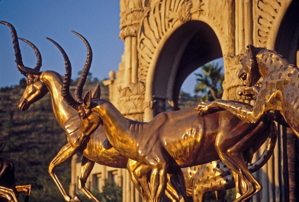 Impala Fountain at the Palace Hotel in Sun City
